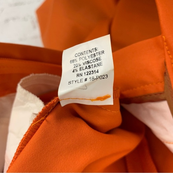 Peace of Cloth Panticular Orange Bermuda Shorts 2 - Picture 7 of 8